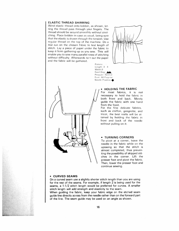 SINGER W1220 User Manual | Page 18 / 39