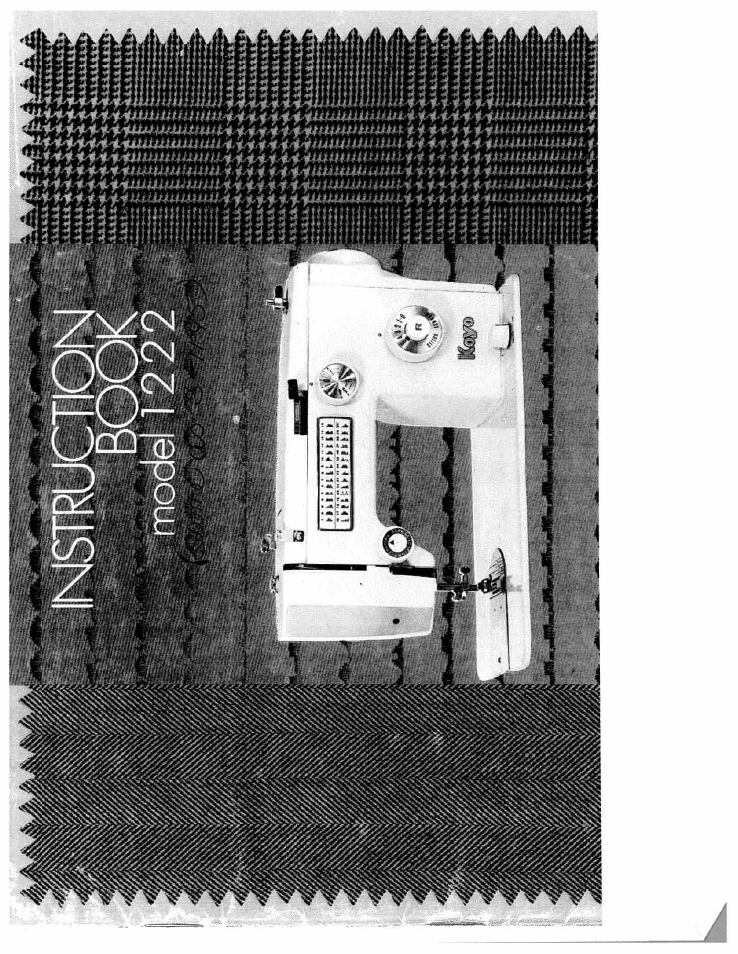 SINGER W1222 User Manual | 27 pages