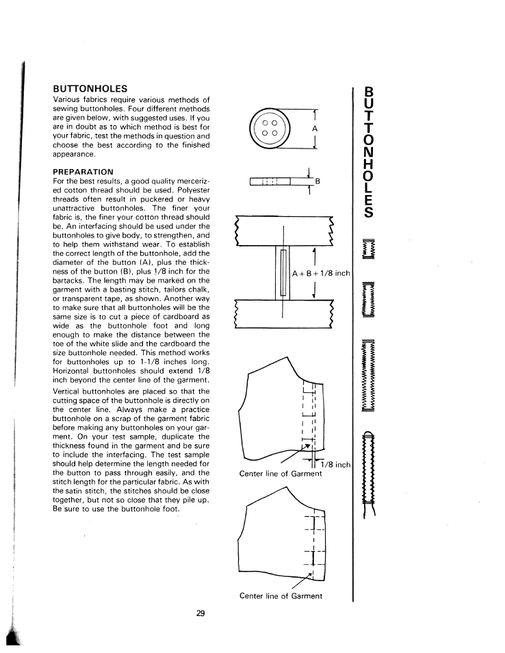 Preparation, Le s | SINGER W1240 User Manual | Page 30 / 49