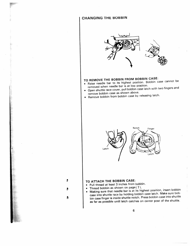 SINGER W1240 User Manual | Page 7 / 49