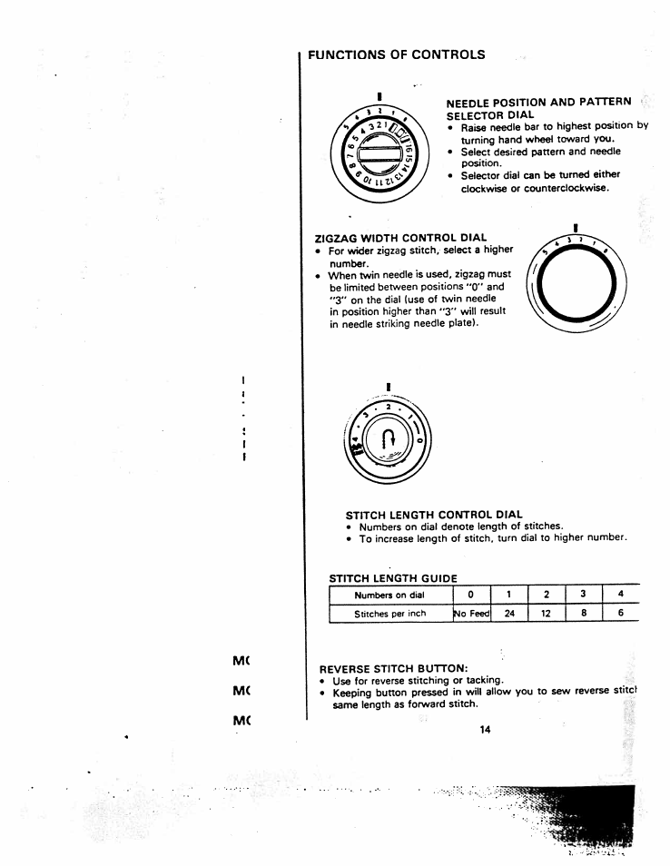 SINGER W1260 User Manual | Page 16 / 54