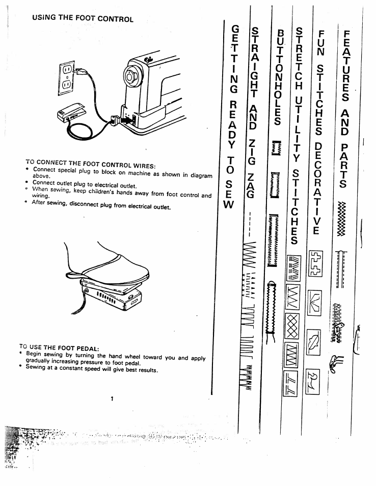 SINGER W1260 User Manual | Page 3 / 54