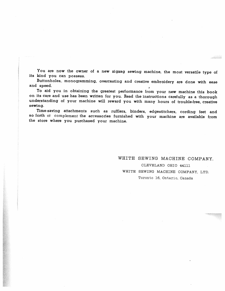 SINGER W1268 User Manual | Page 2 / 37