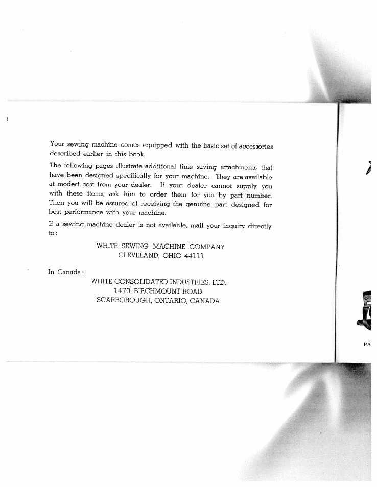 SINGER W1268 User Manual | Page 30 / 37