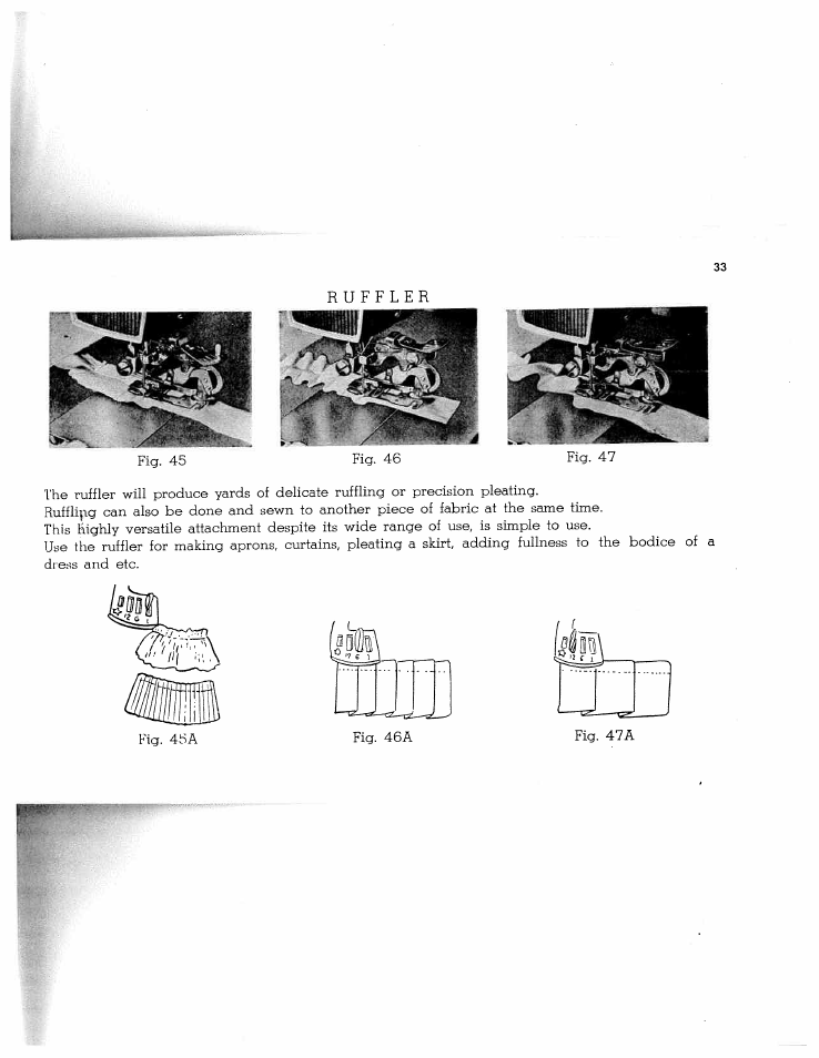 Rüffler, Ruffler | SINGER W1268 User Manual | Page 35 / 37