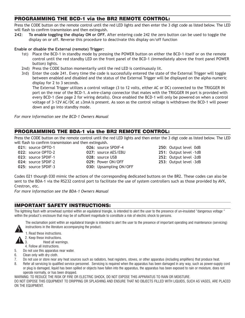 Bryston BR2 User Manual | Page 3 / 4