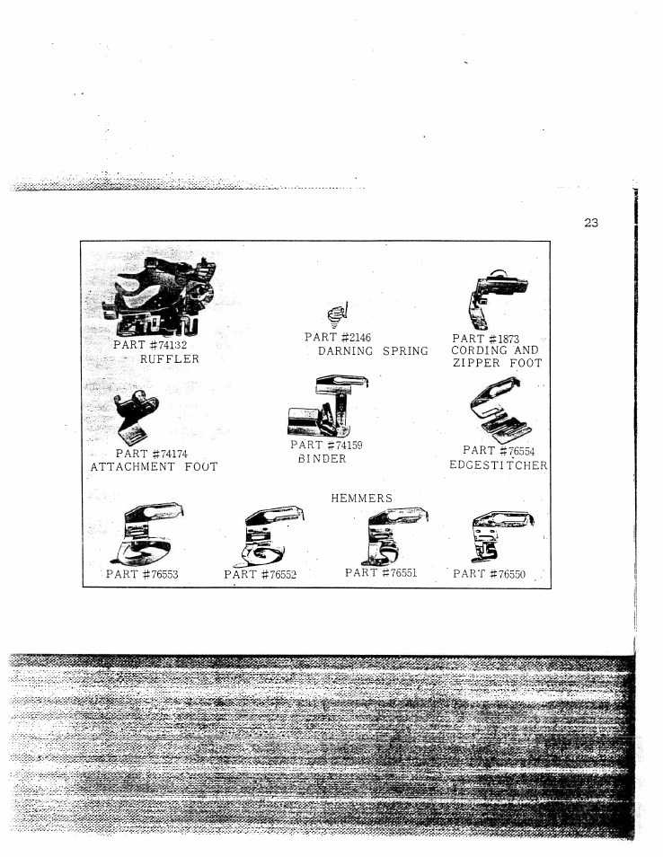 SINGER W128 User Manual | Page 23 / 30