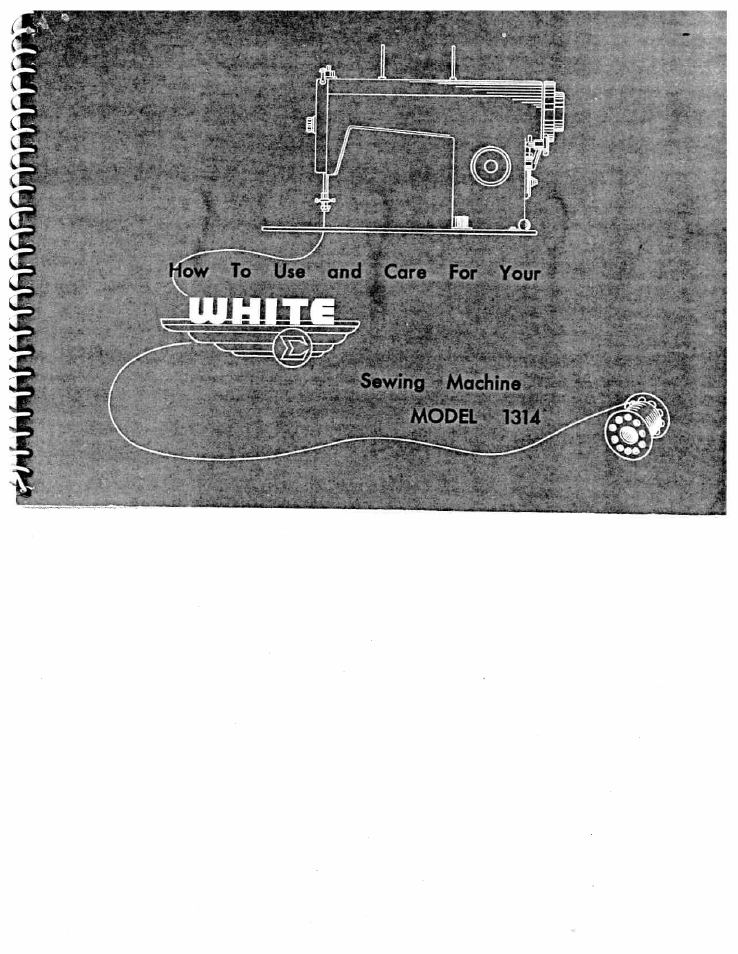 SINGER W1314 User Manual | 20 pages