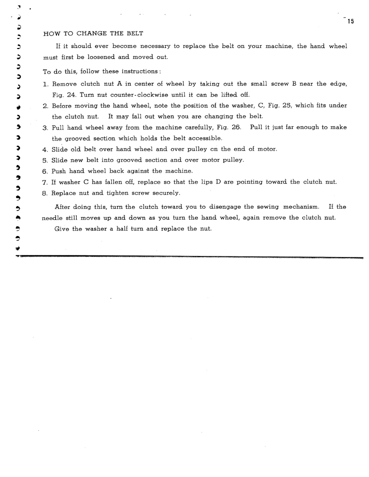SINGER W1314 User Manual | Page 17 / 20