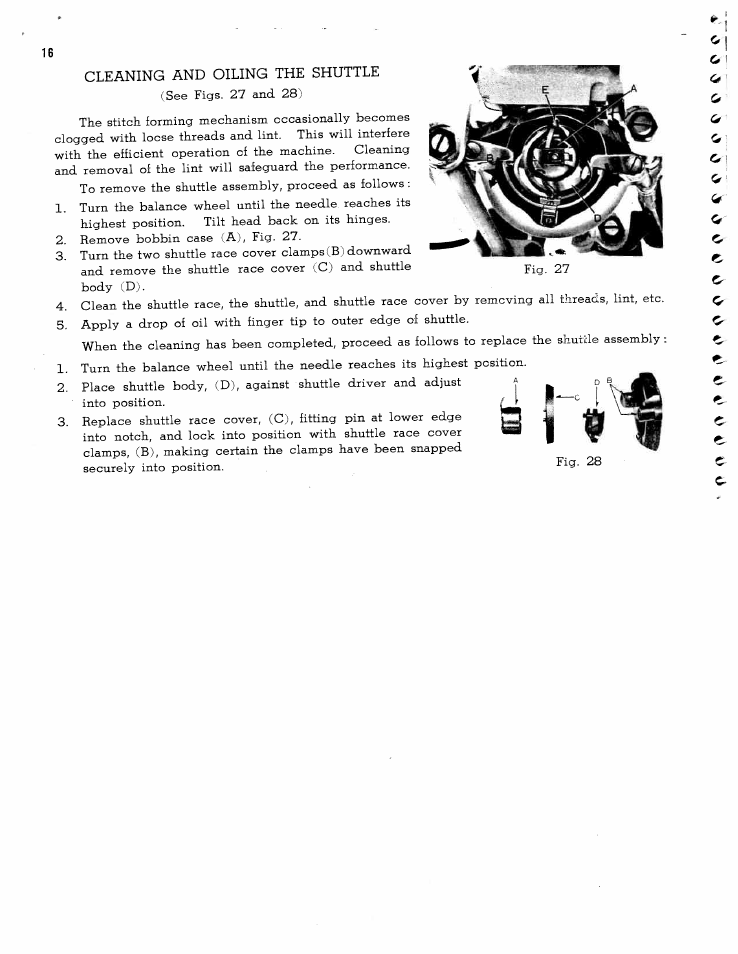 SINGER W1314 User Manual | Page 18 / 20