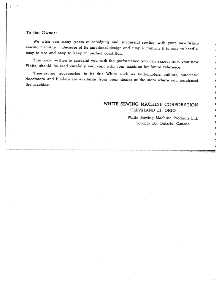 SINGER W1314 User Manual | Page 2 / 20