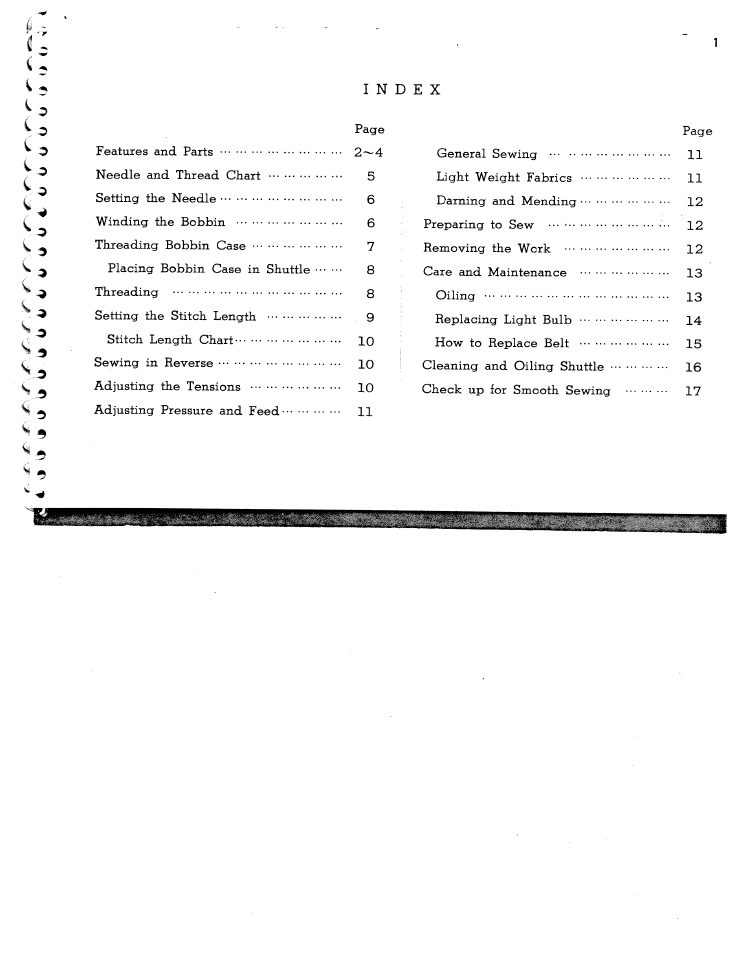 SINGER W1314 User Manual | Page 3 / 20
