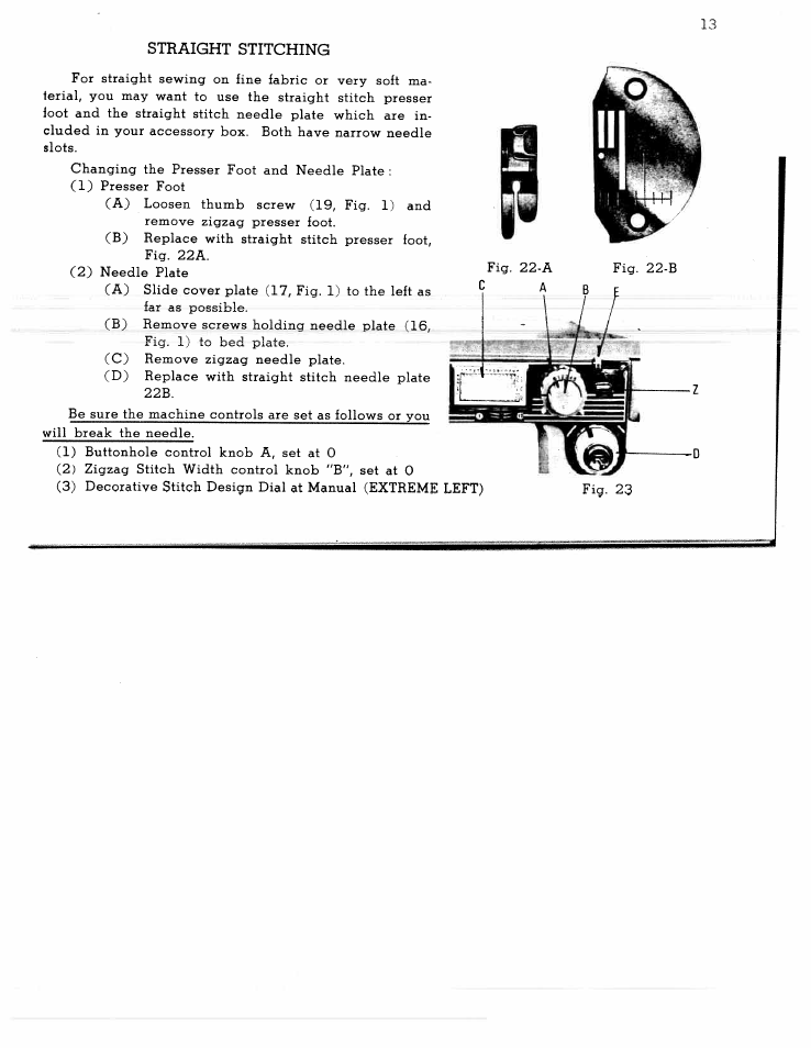 Straight stitching | SINGER W1366 User Manual | Page 14 / 51