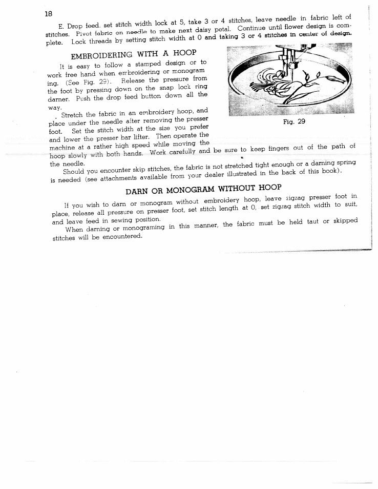 SINGER W1366 User Manual | Page 19 / 51