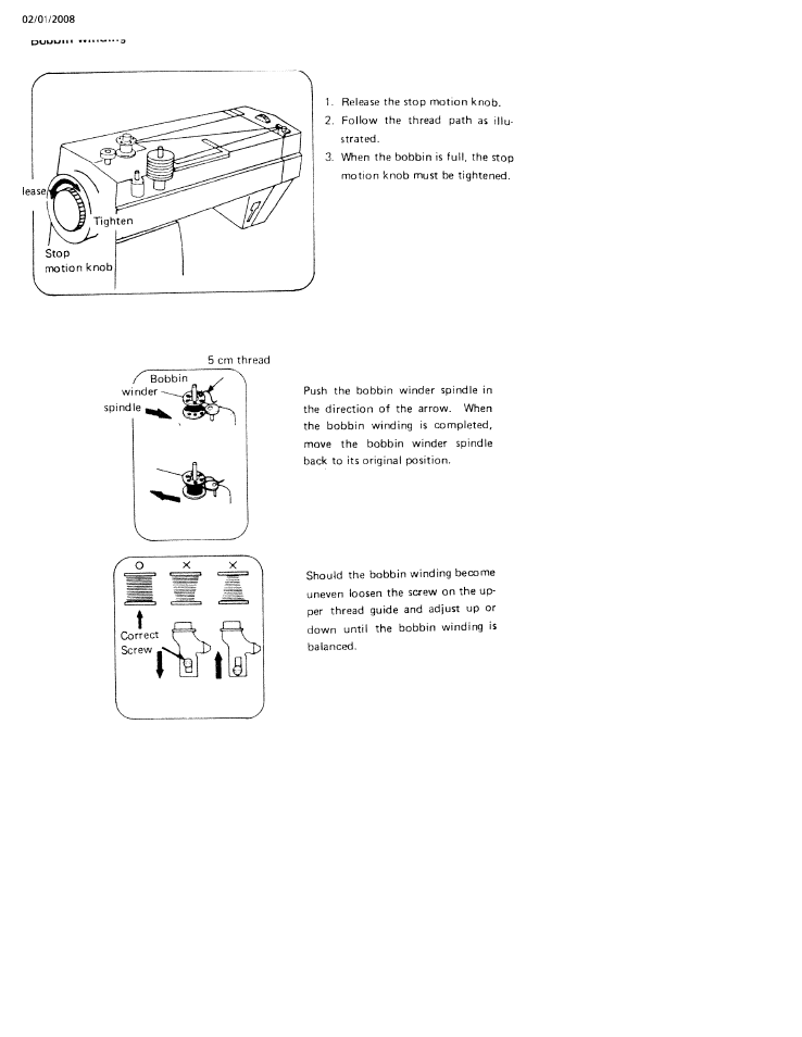 SINGER W160 User Manual | Page 10 / 35