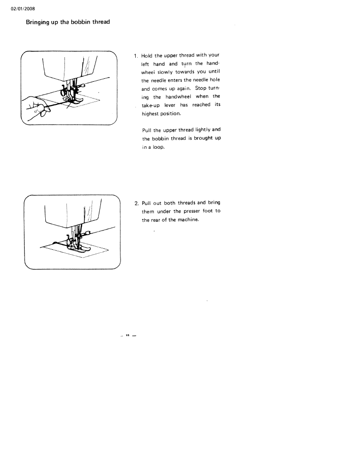 SINGER W160 User Manual | Page 14 / 35