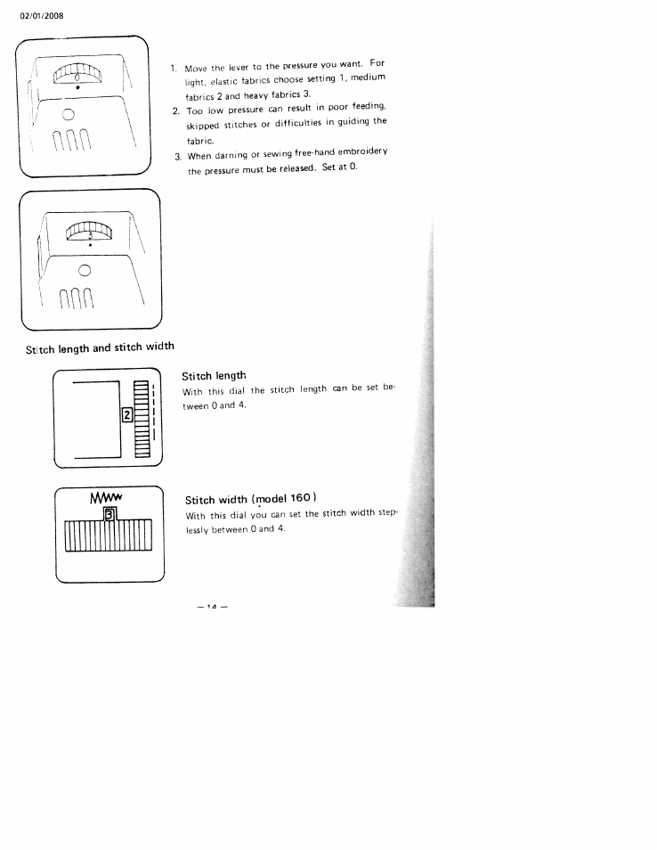 SINGER W160 User Manual | Page 17 / 35