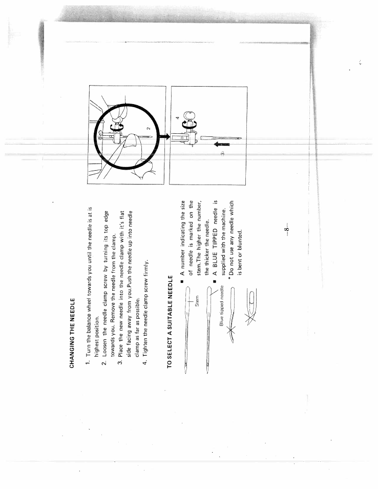 SINGER W1405 User Manual | Page 11 / 39