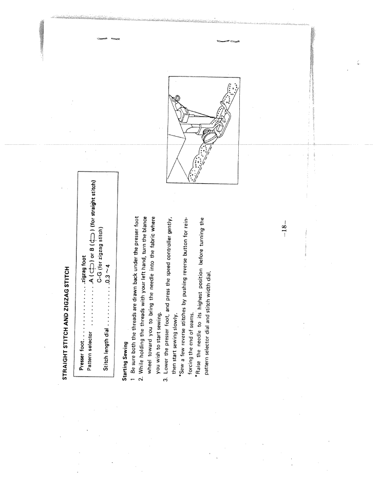 SINGER W1405 User Manual | Page 21 / 39