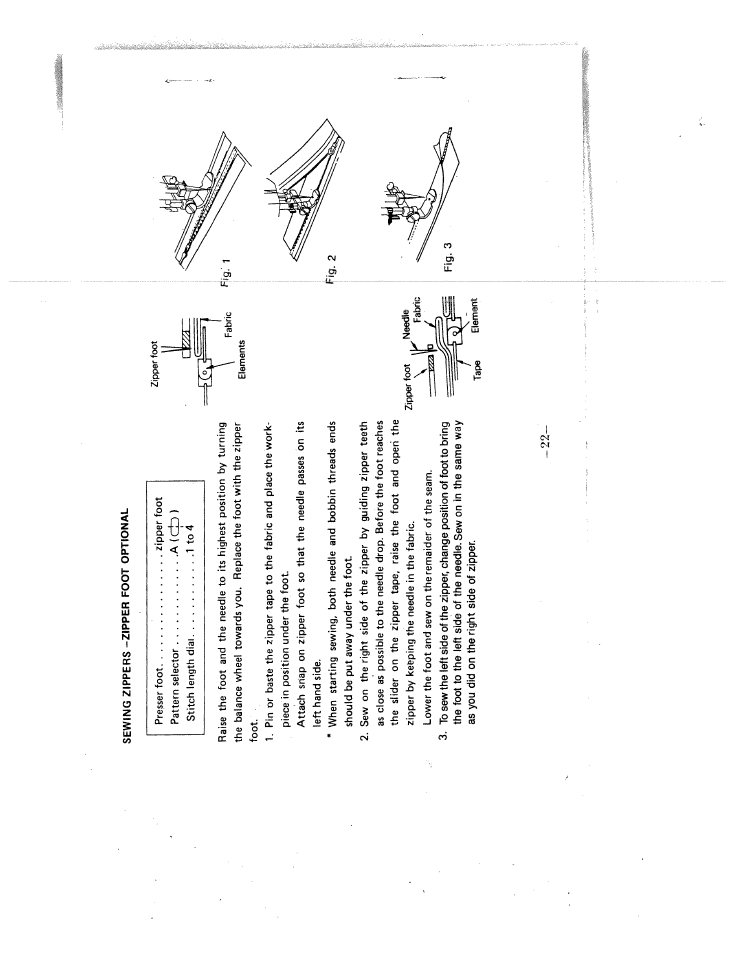 SINGER W1405 User Manual | Page 25 / 39