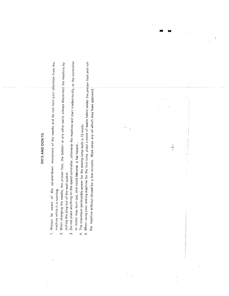SINGER W1405 User Manual | Page 4 / 39