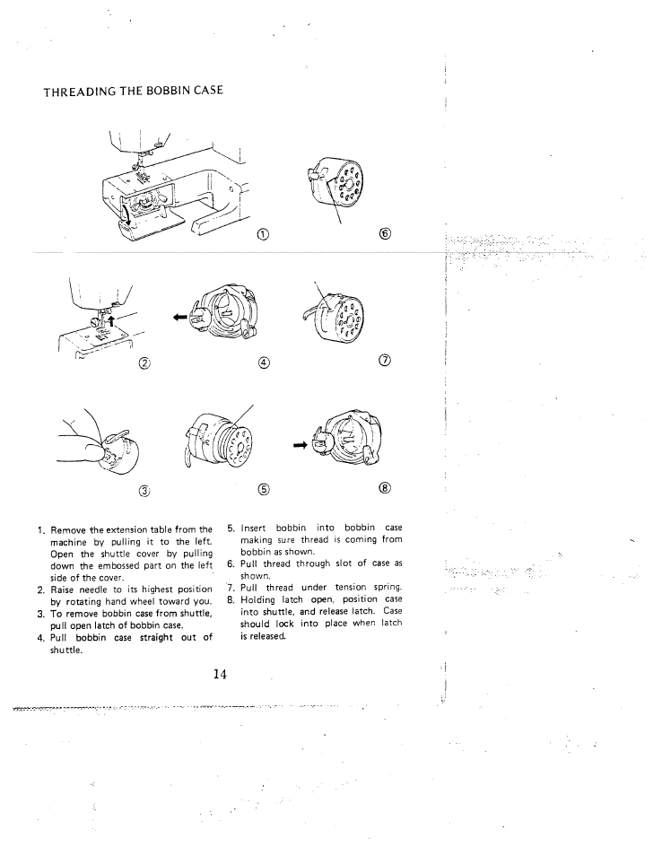 SINGER W1407 User Manual | Page 16 / 40