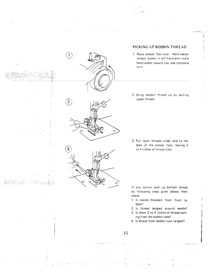 SINGER W1407 User Manual | Page 17 / 40