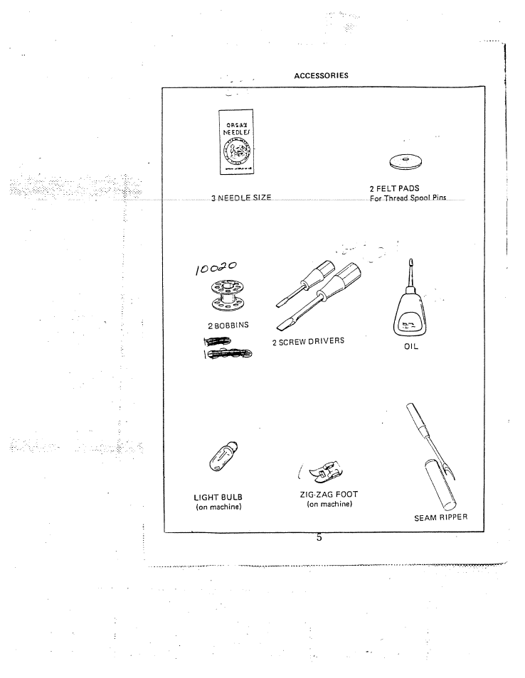 SINGER W1407 User Manual | Page 7 / 40