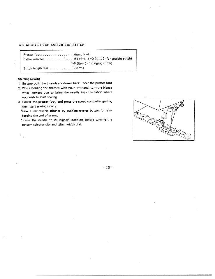 SINGER W1410 User Manual | Page 21 / 38
