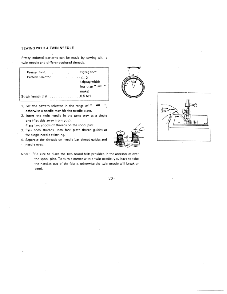 SINGER W1410 User Manual | Page 23 / 38