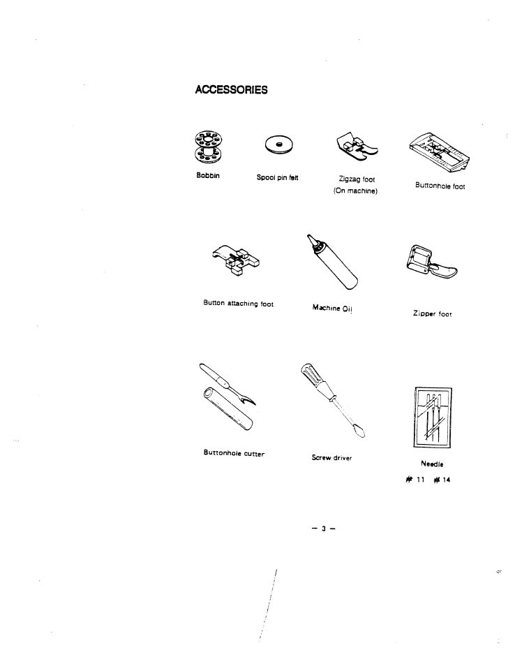 SINGER W1409 (New) Instruction Manual User Manual | Page 6 / 30