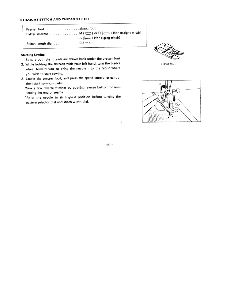 Starting sewing | SINGER W1411 User Manual | Page 23 / 41