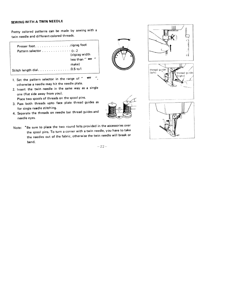 SINGER W1411 User Manual | Page 25 / 41