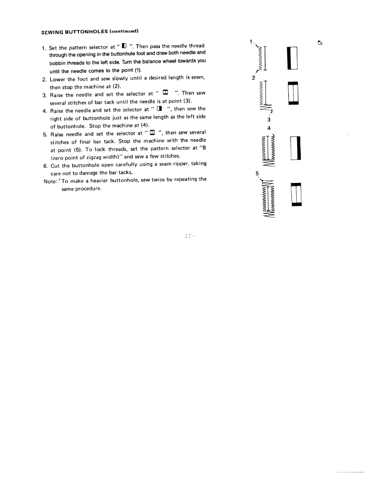 SINGER W1411 User Manual | Page 30 / 41