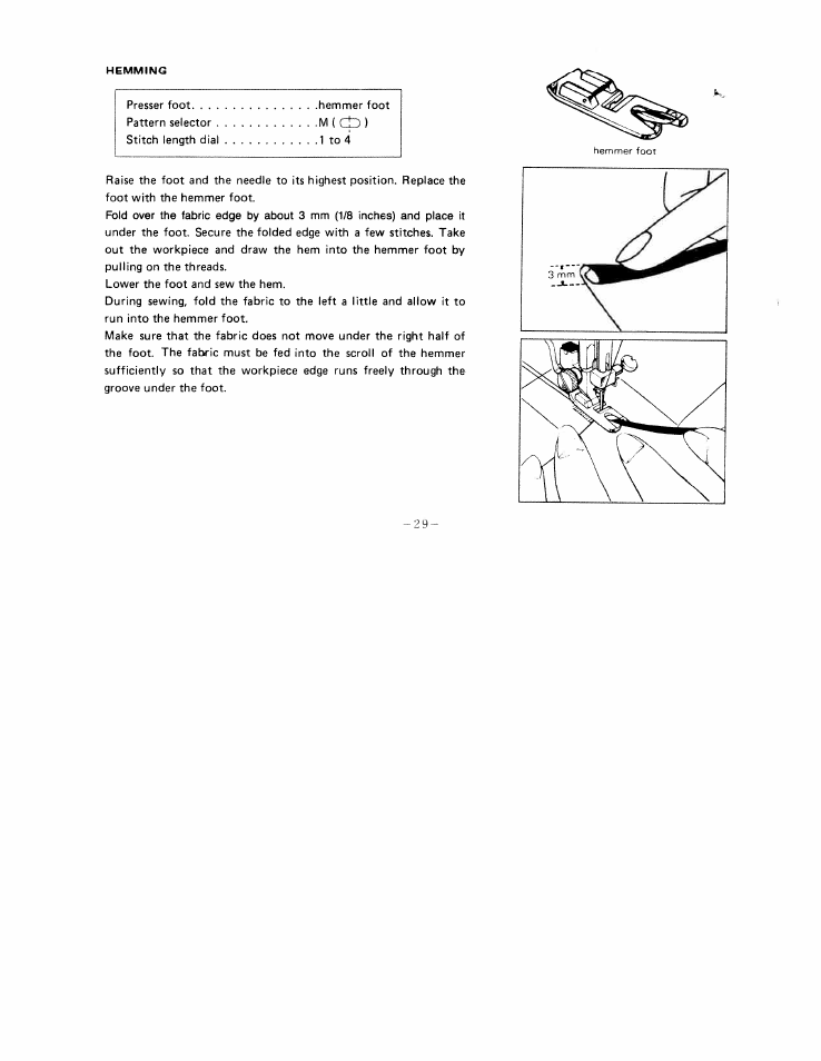 SINGER W1411 User Manual | Page 32 / 41