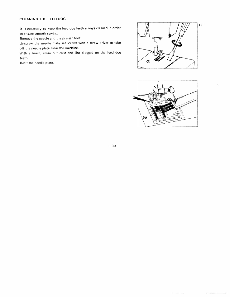 SINGER W1411 User Manual | Page 36 / 41