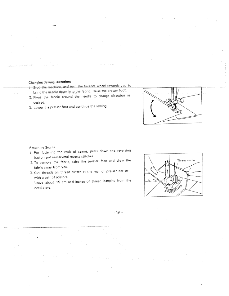 SINGER W1415 User Manual | Page 22 / 36