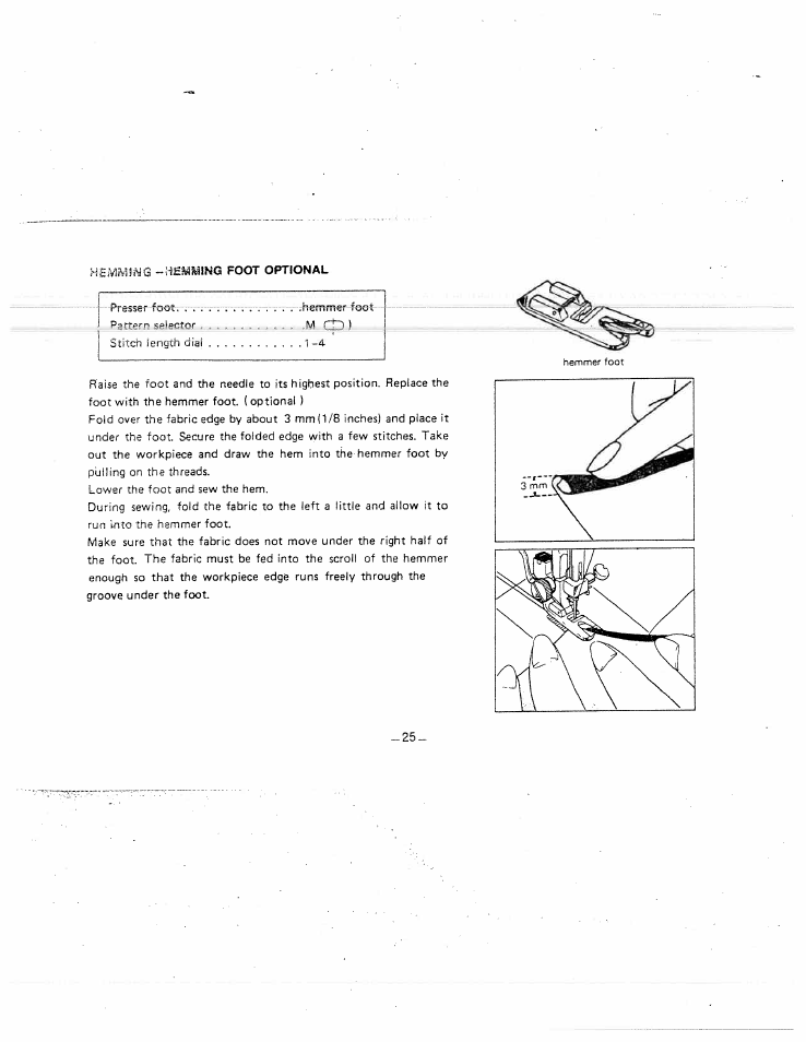 SINGER W1415 User Manual | Page 28 / 36