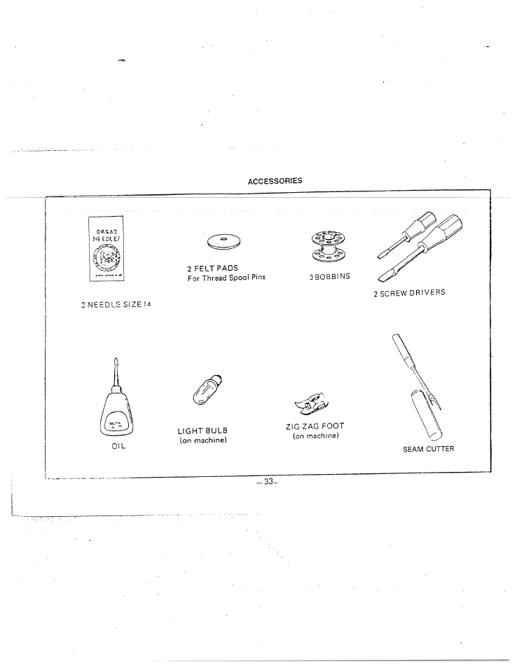 SINGER W1415 User Manual | Page 36 / 36