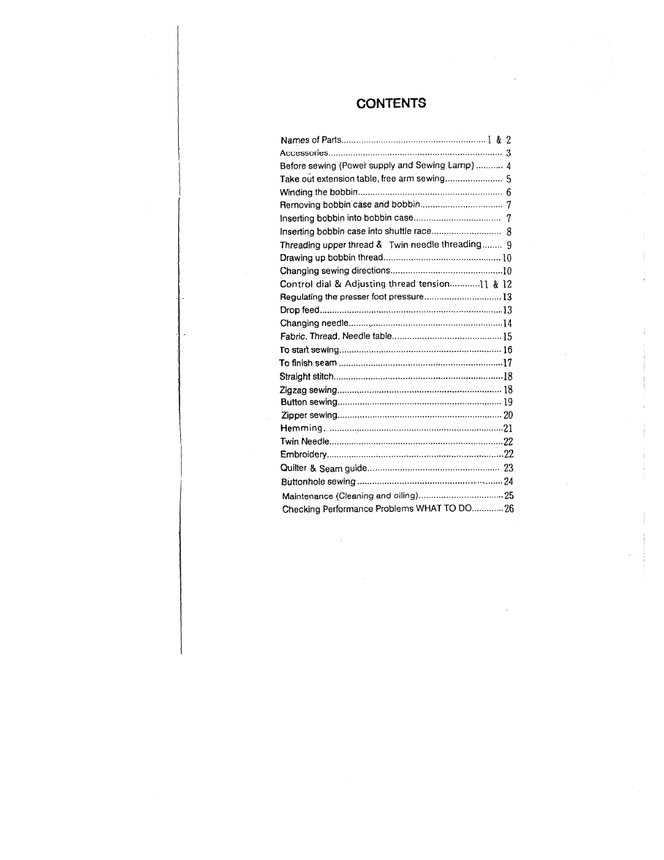 SINGER W1418 User Manual | Page 3 / 31