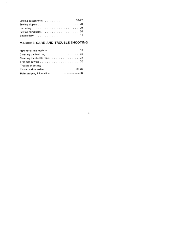 SINGER W1422 User Manual | Page 7 / 42