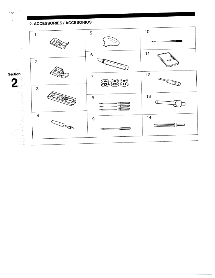 SINGER W1425 User Manual | Page 12 / 62