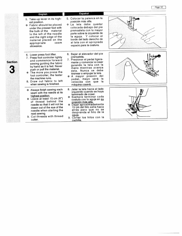 SINGER W1425 User Manual | Page 19 / 62