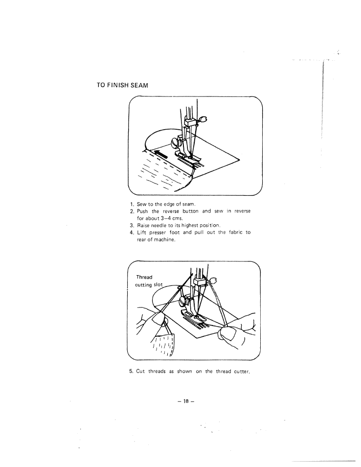 SINGER W1444 User Manual | Page 23 / 33