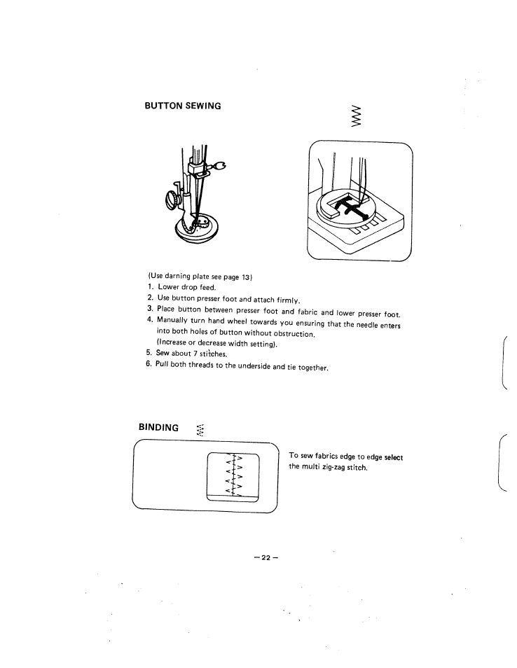 Binding | SINGER W1444 User Manual | Page 27 / 33