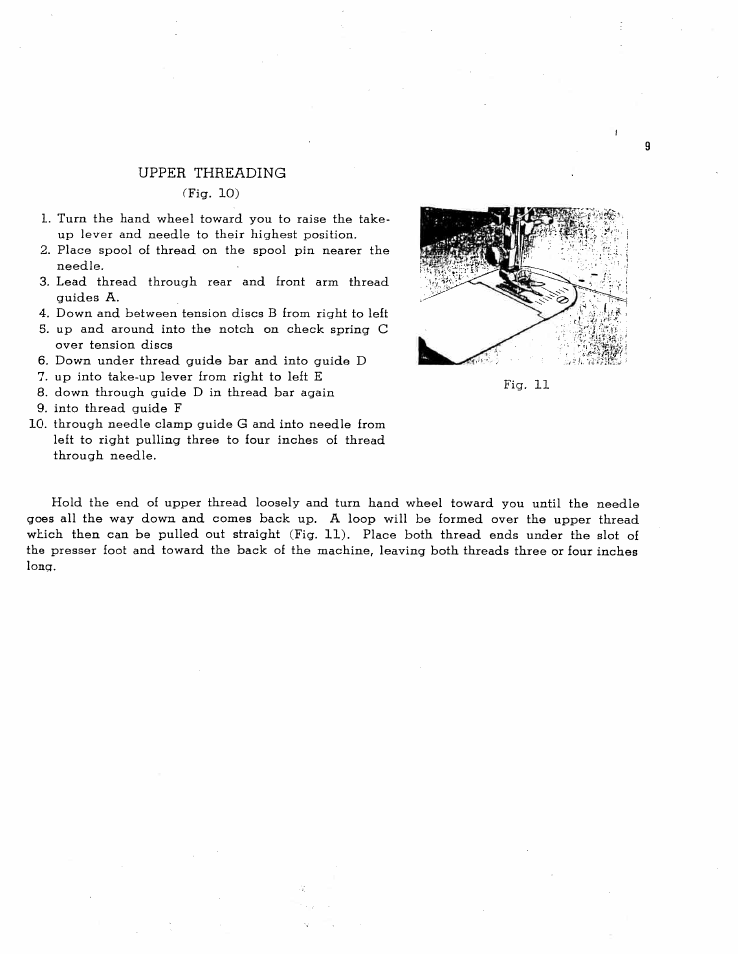 SINGER W1465 User Manual | Page 10 / 50