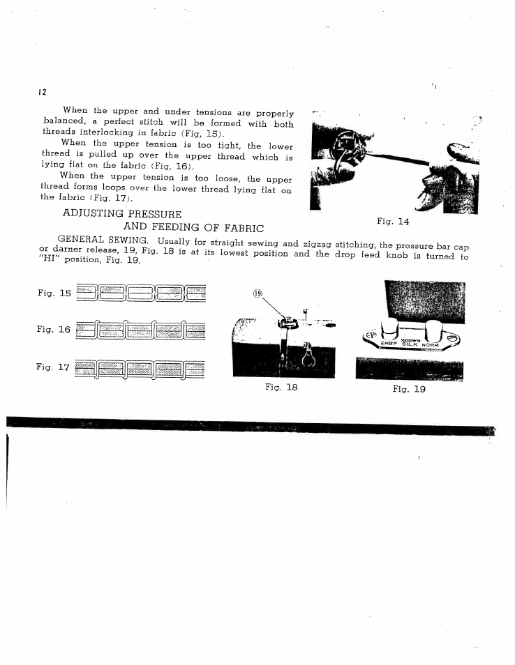 Hr posits°fr), lli. '‘“p | SINGER W1465 User Manual | Page 13 / 50