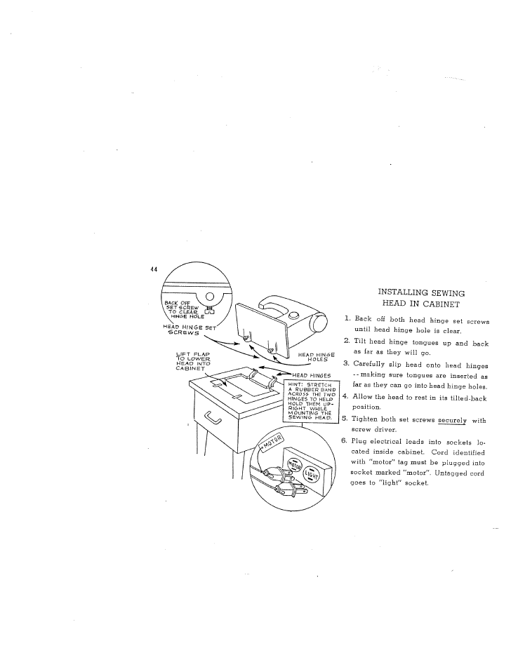 SINGER W1465 User Manual | Page 49 / 50
