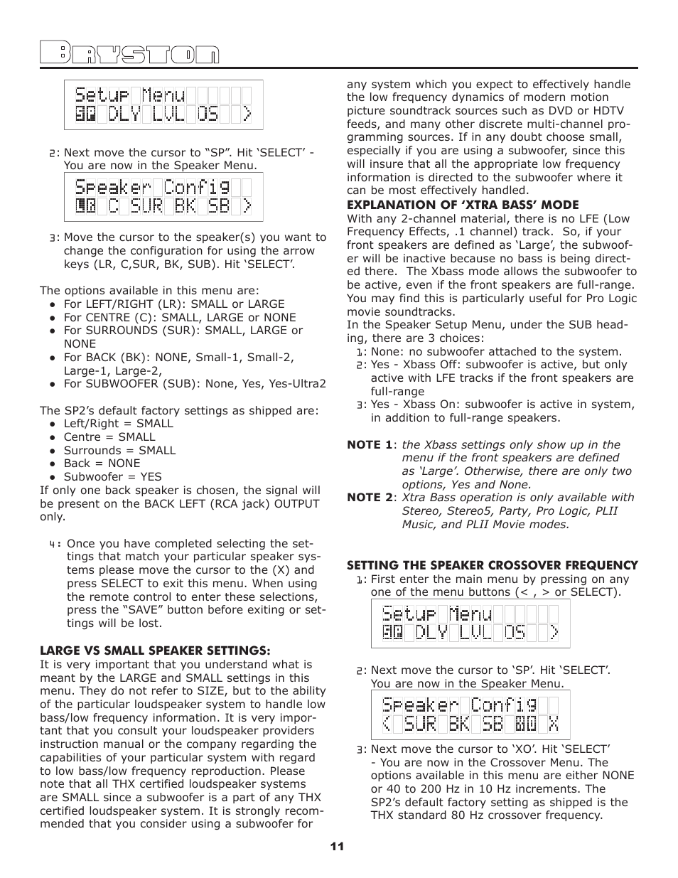 Bryston SP2 User Manual | Page 12 / 20