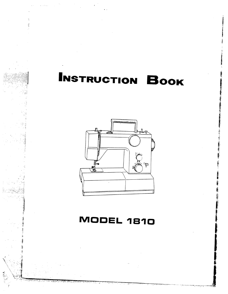 SINGER W1810 User Manual | 47 pages